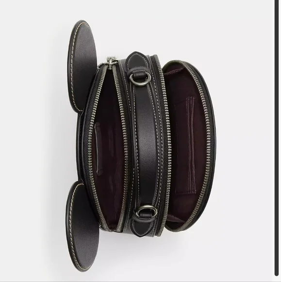 NWT Disney X Coach Mickey Mouse Ear Bag - Picture 3 of 5